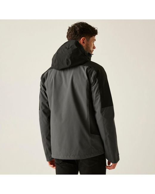 Regatta Black Wentwood Waterproof Thermal 3-In-1 Jacket for men