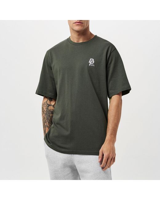 Daily Paper Green Eli Short-Sleeve Regular Fit T-Shirt for men