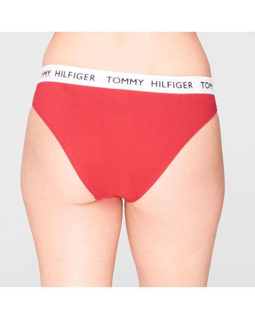 Tommy Hilfiger Red 85 Cotton Bikini Briefs
