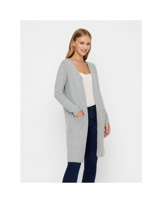 Vero Moda Gray Doffy Knitted Cardigan