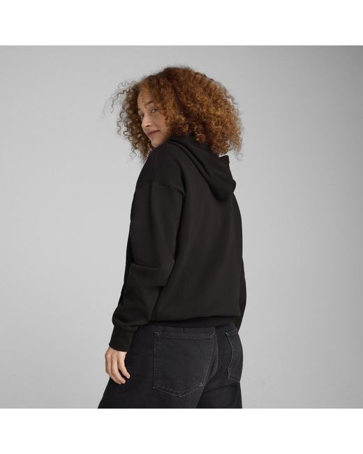 PUMA Black Overhead Hoodie
