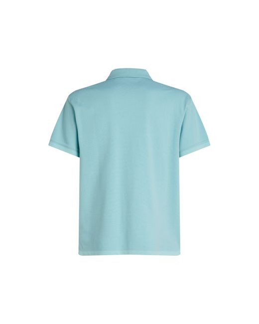 Calvin Klein Blue Short-Sleeve Polo Shirt for men