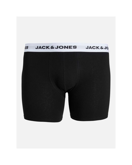 Jack & Jones White Basic 5 Pack Trunks for men