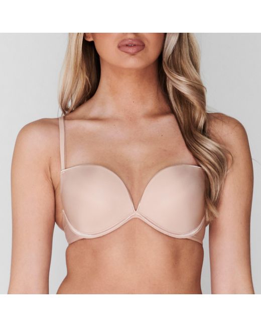 Wonderbra Pink T-Shirt Push Up Bra