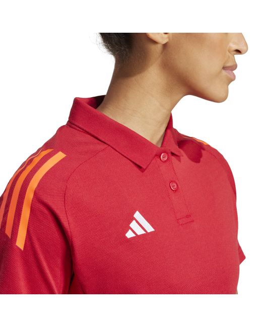 Adidas Tiro24 Collared Neck Short Sleeve Polo Shirt