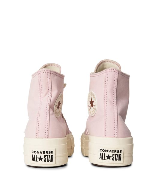 Converse Purple Chuck Taylor All Star Lif Canvas High-Top Trainers