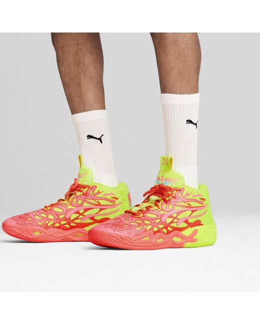 PUMA Pink Mb.04 1Love Basketball Trainers for men