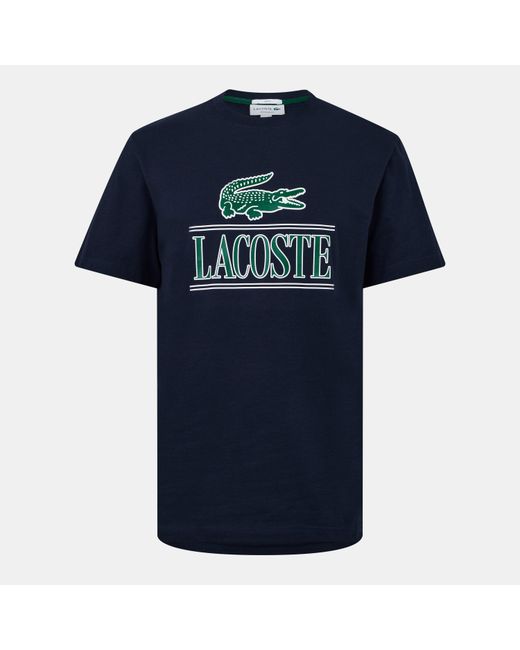 Lacoste Blue Croc Tee for men