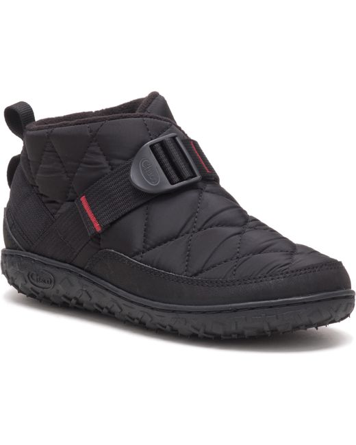 Chaco Black Ramble Puff Mule Slipper