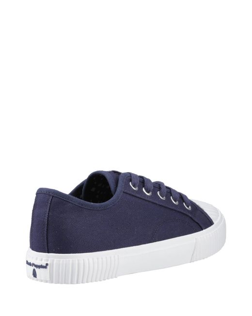 Hush Puppies Blue Freya Canvas Trainer