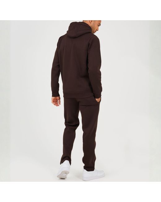 Brave Soul Brown Hoodie And Matching Joggers Set for men
