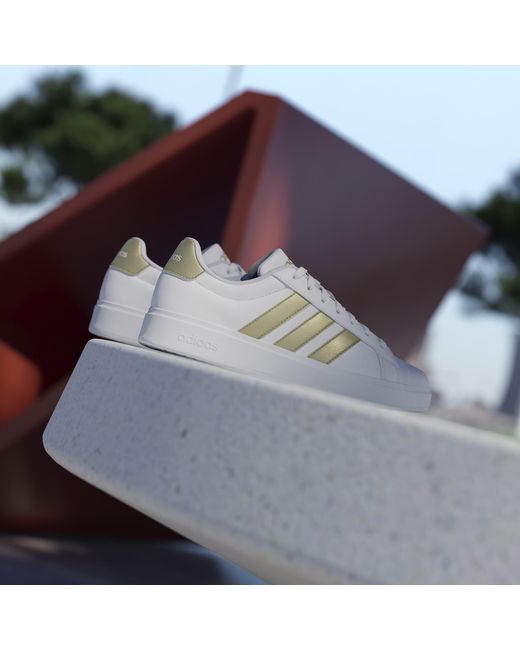 Adidas White Low-Top Trainers