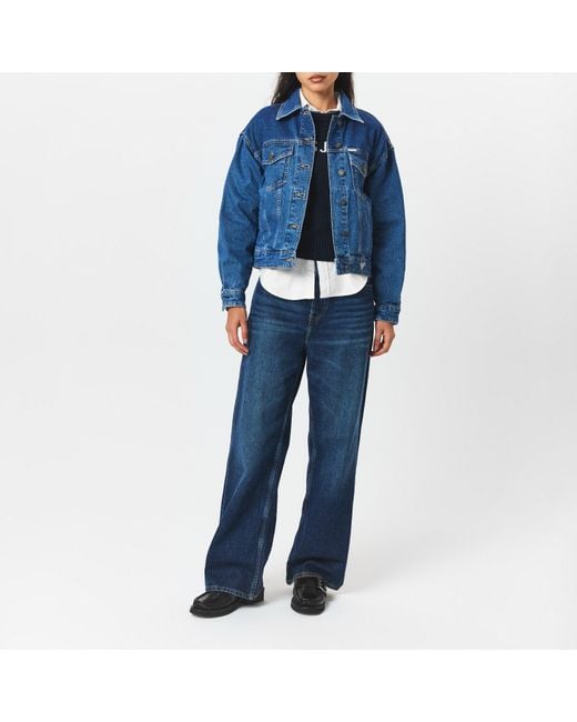Guess Blue Oversize Denim Jacket