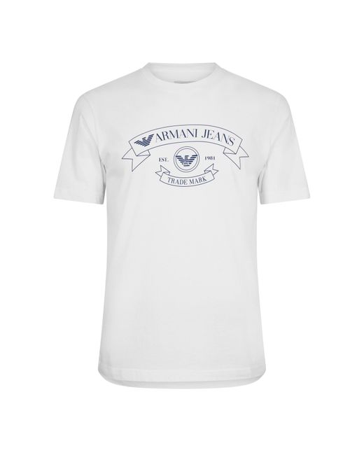 Emporio Armani White T-Shirt for men