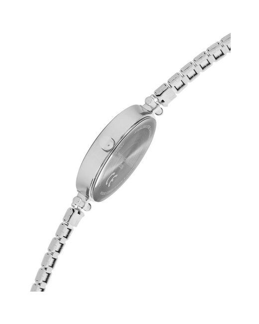 French Connection Green Case Round Shape Strap Quartz Watch
