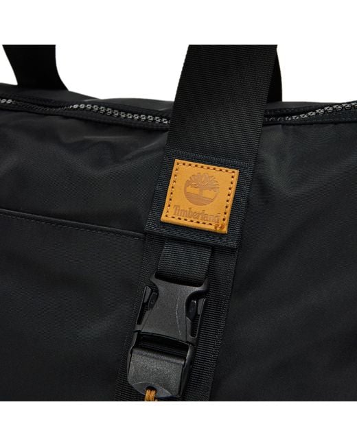 Timberland Black Nylon Weekender