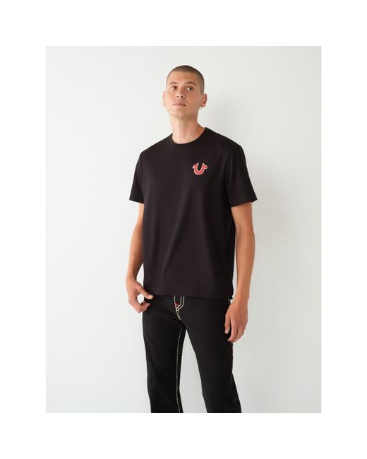 True Religion Black Heritage Tee T-Shirt for men
