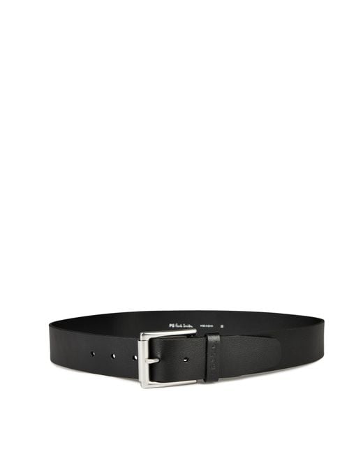 Paul Smith Black Keeper Leather Belt for men