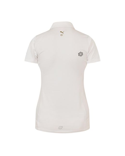 PUMA White (14) Golf Tech Polo