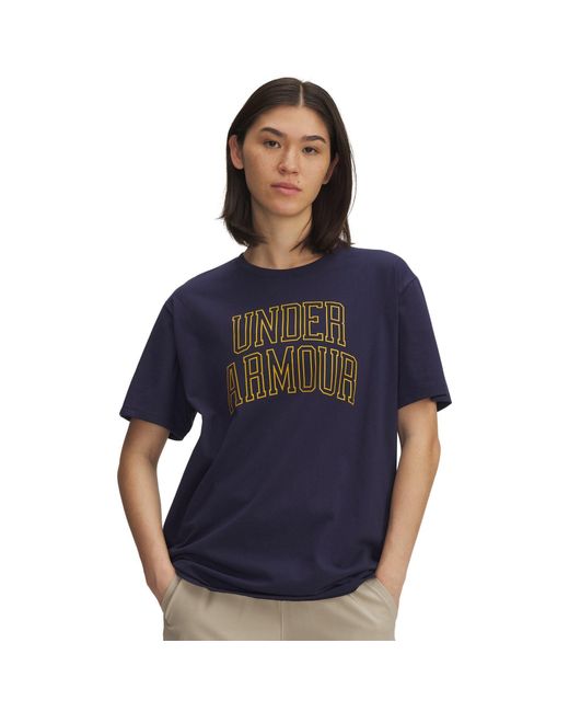 Under Armour Blue Varsity Oversized T-Shirt