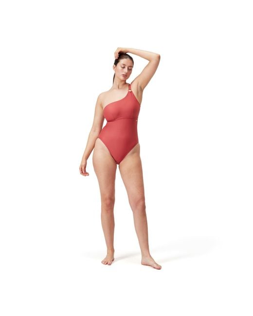 Speedo Red One Piece Swimsuit