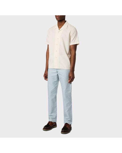 Paul Smith White Short Sleeve Plain Shirt for men