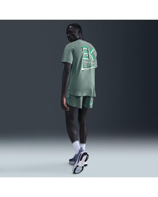 Nike Green Stride Ss Top for men