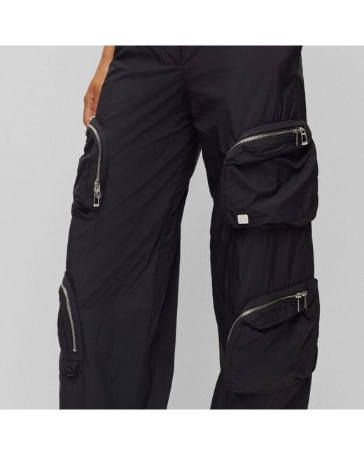 HUGO Black Harameri-1 Cargo Trousers