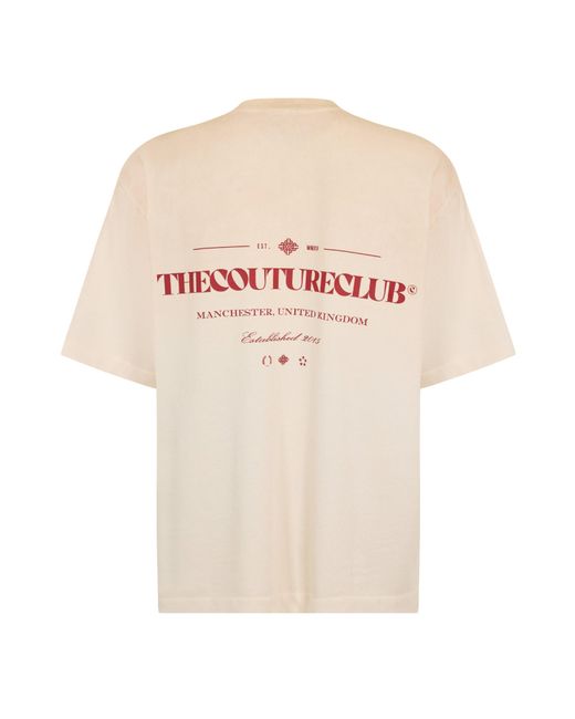 The Couture Club Natural Oversized T-Shirt for men