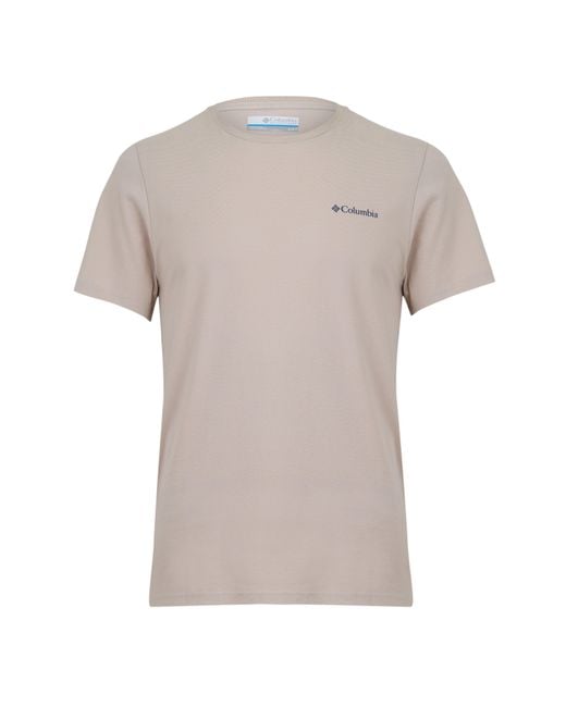 Columbia Gray Csc Grap Short Sleeve Shirt for men