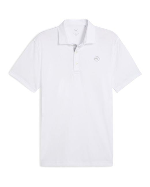 PUMA White Pure 2.0 Polo for men