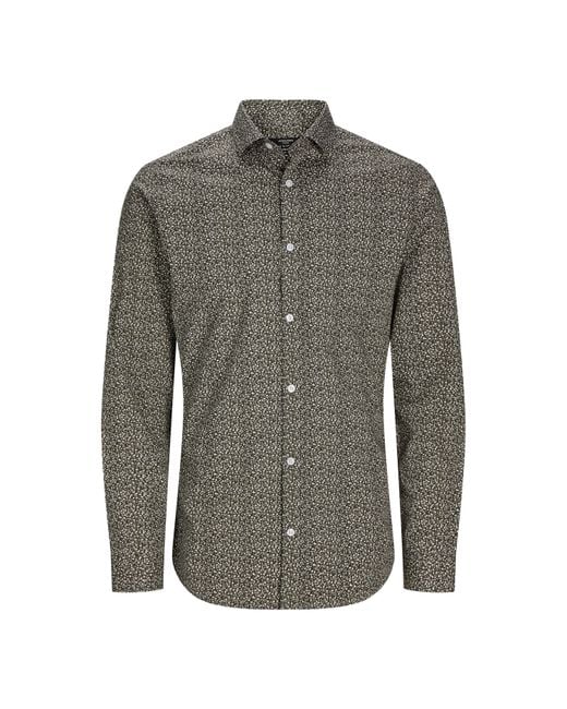 Jack & Jones Gray Slim Fit T-Shirt for men