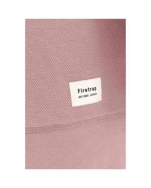 Firetrap Pink Crew Sweater for men