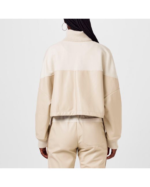 Amiri Natural Stacked Logo Track Jacket