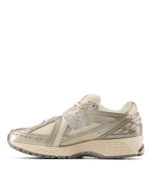 New Balance White 1906r In Grey/brown Synthetic