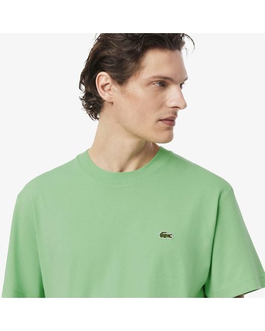 Lacoste Green Cotton-T-Shirt for men