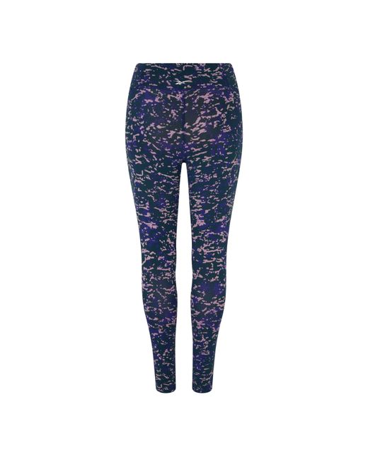 Reebok Blue Modern Safari Cotton Performance Gym Leggings