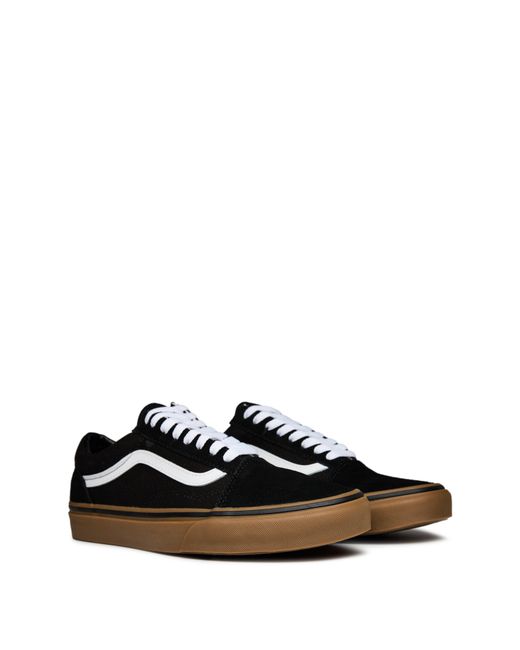 Vans Black Old Skool Canvas Low Top for men