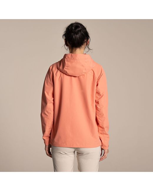 Craghoppers Orange Solla Waterproof Lightweight Jacket