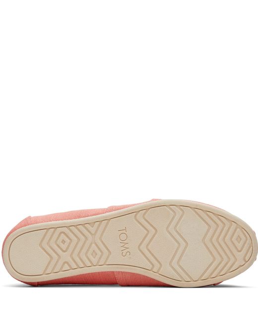 TOMS Pink Alpargata Classic Espadrilles Size 4