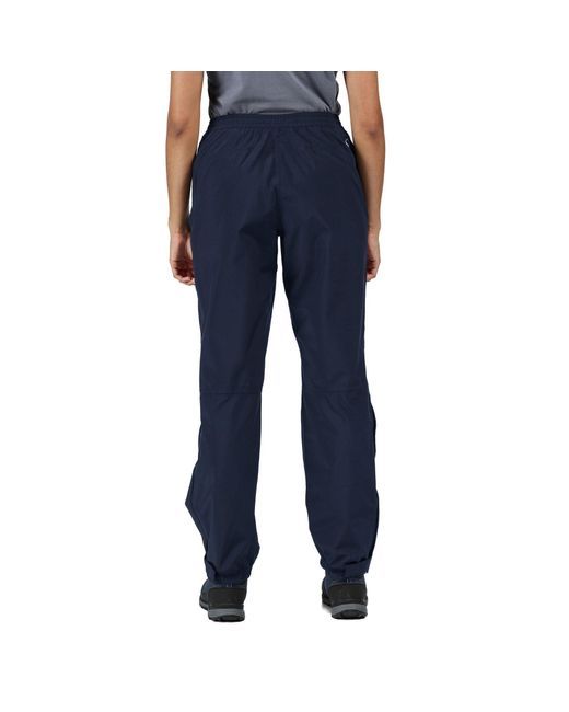 Regatta Blue Highton Waterproof Overtrousers (Long)