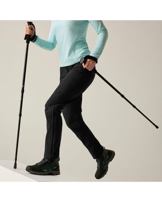 Regatta Black Highton Waterproof Overtrouser (Regular)
