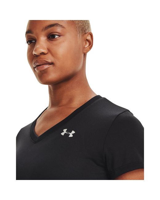 Under Armour Blue Tech V-Neck Short Sleeve