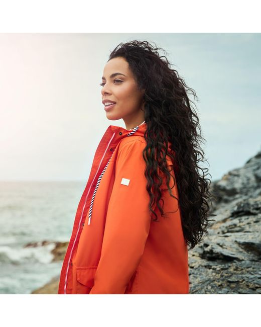 Regatta Red Bayarma Breathable Long Sleeve Waterproof Jacket