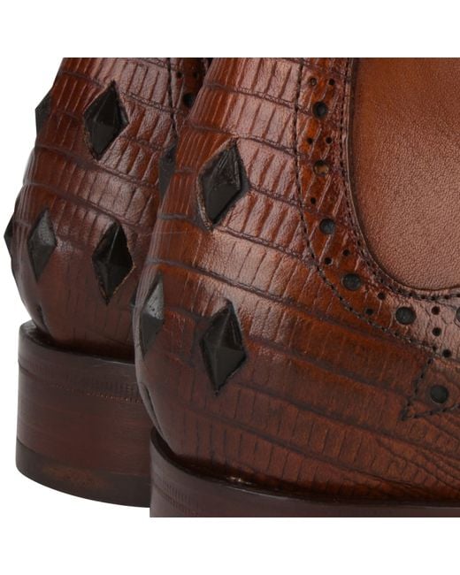 Jeffery West Brown Scarface Chukka Boots for men