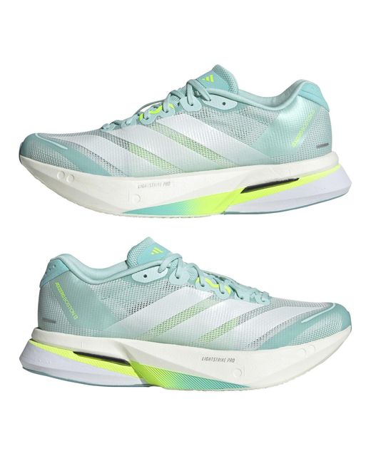 Adidas Blue Adizero Boston 13 Road Running Shoes