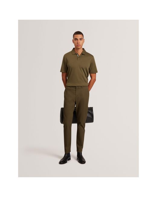 Ted Baker Green Slim Fit Chinos for men