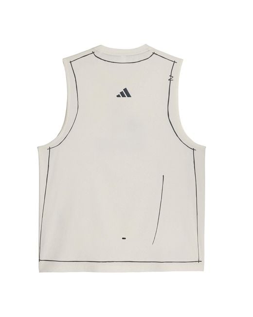 Adidas Natural Running Tank Top for men