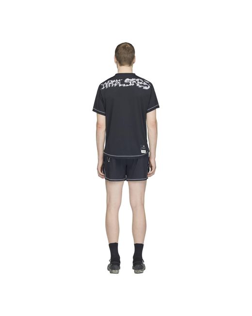 Y-3 Black X Chito Graphic Running Shorts for men