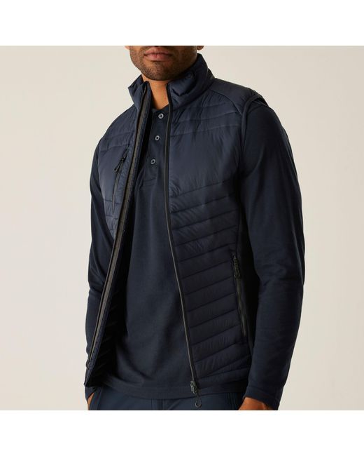 Regatta Blue Navigate Hybrid Bodywarmer for men